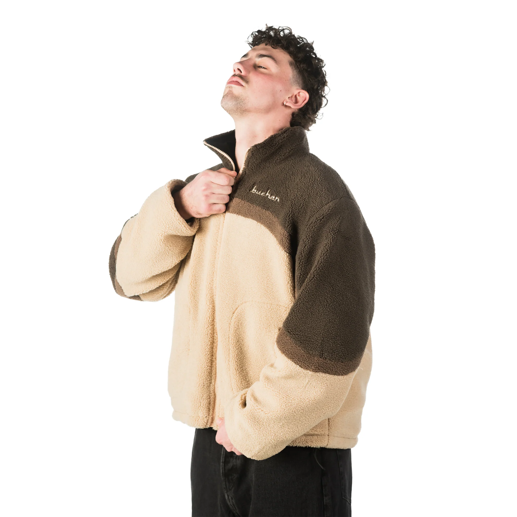 Reversible Buchan Fleece - Brown - Image 3