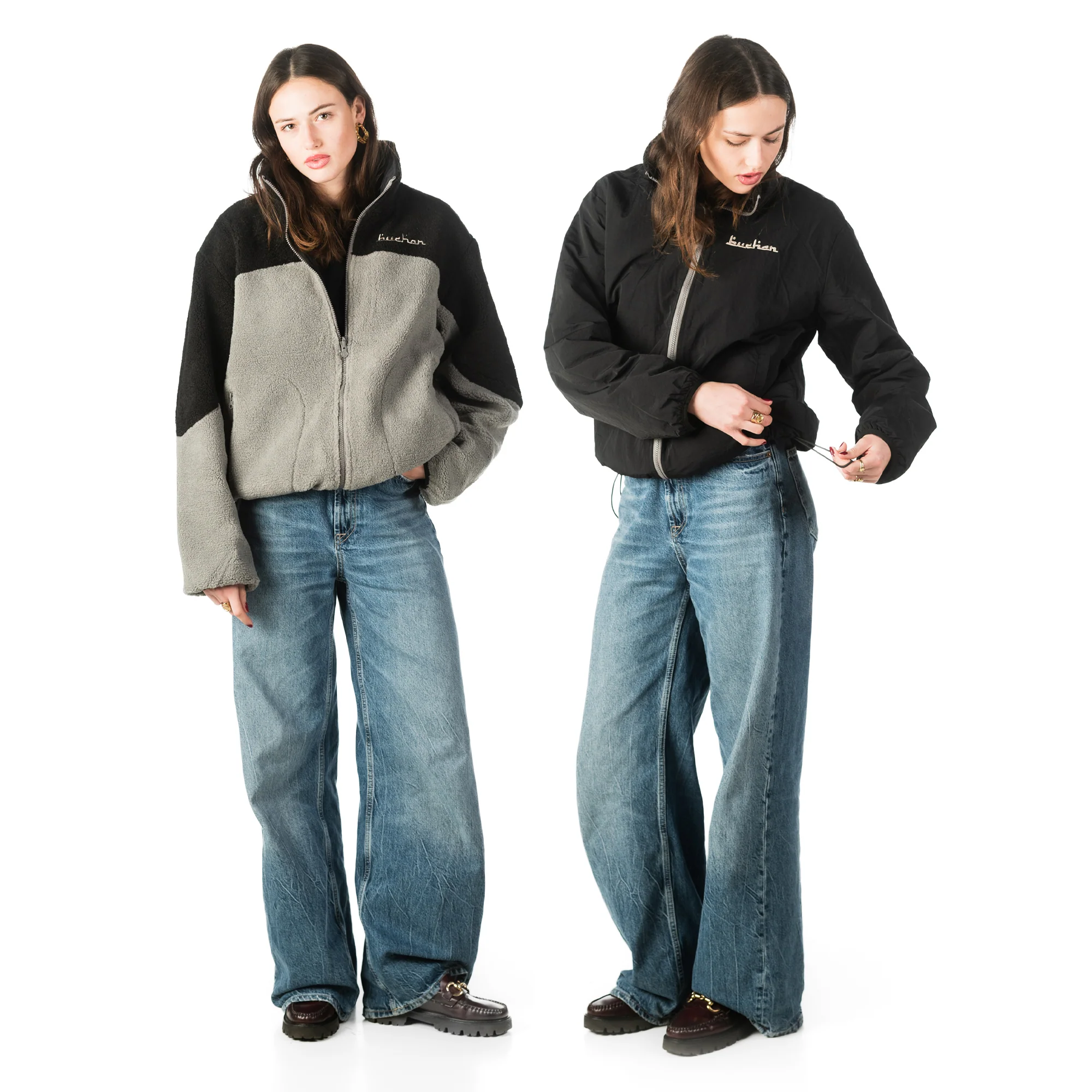 Reversible Buchan Fleece - Black - Image 3