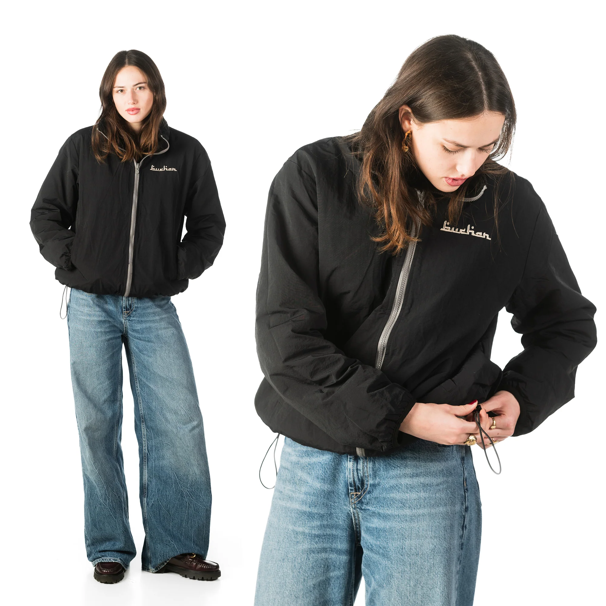 Reversible Buchan Fleece - Black - Image 4