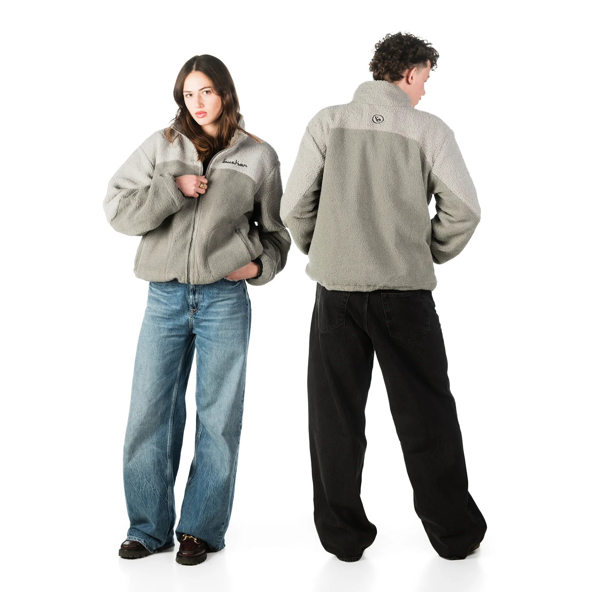 Reversible Buchan Fleece - Grey - Image 4