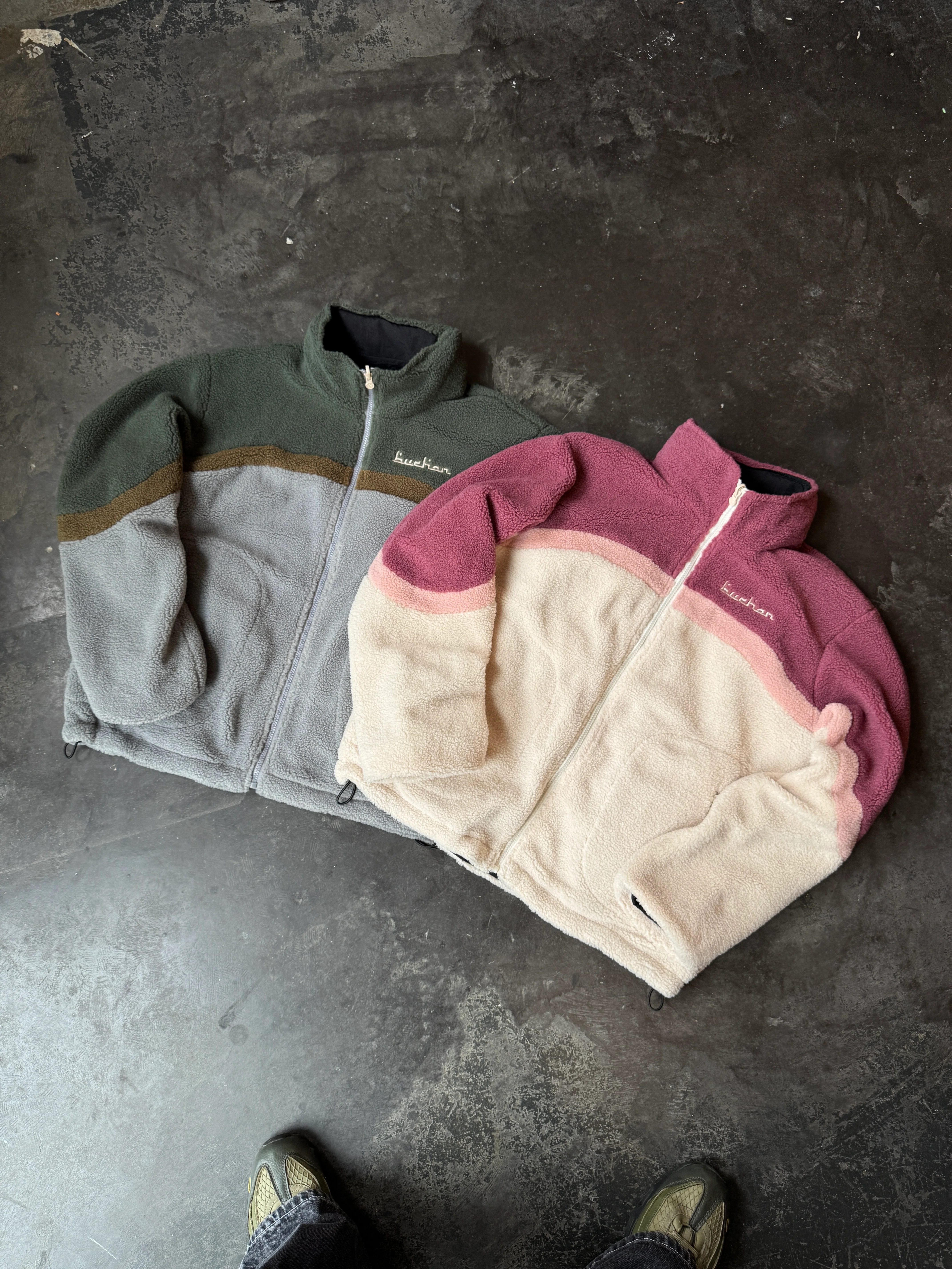 Reversible Buchan Fleece - Khaki - Image 11