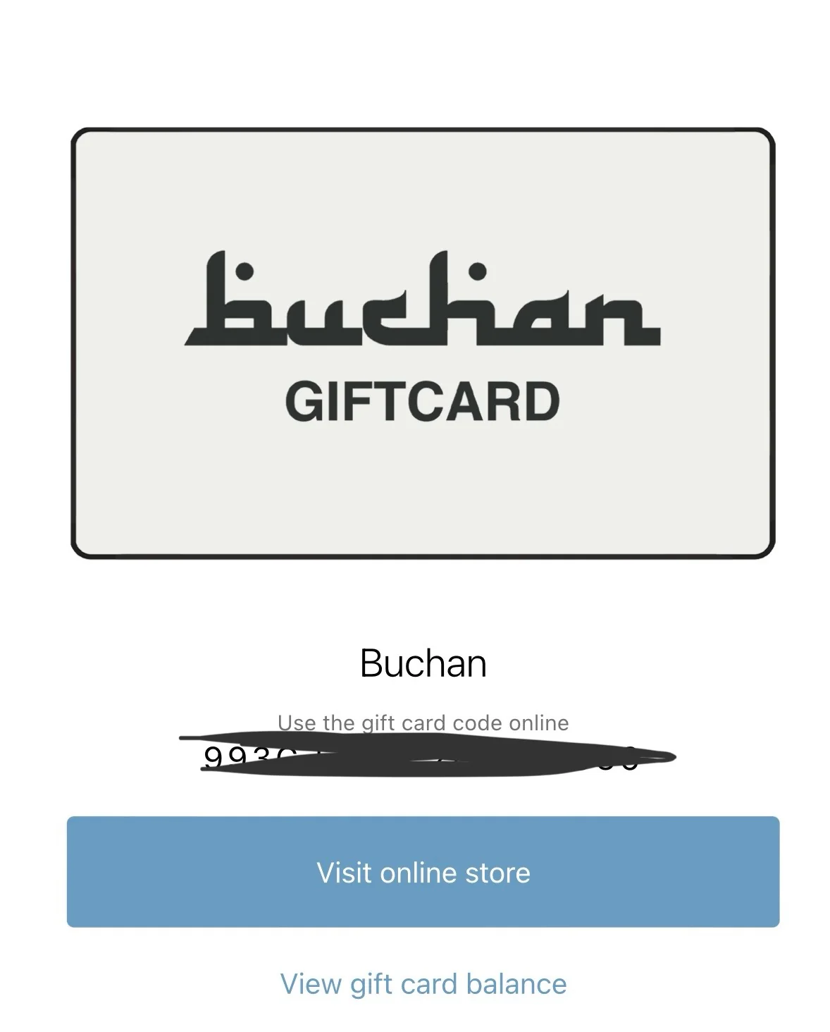 Buchan Gift Card - Image 6