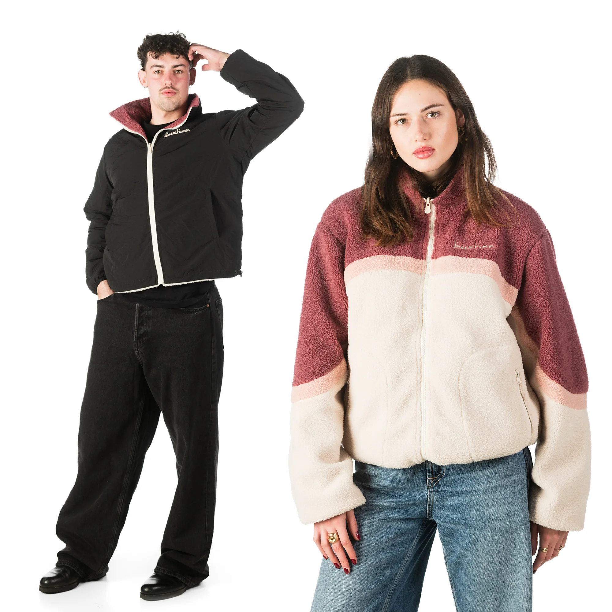 Reversible Buchan Fleece - Pink - Image 5