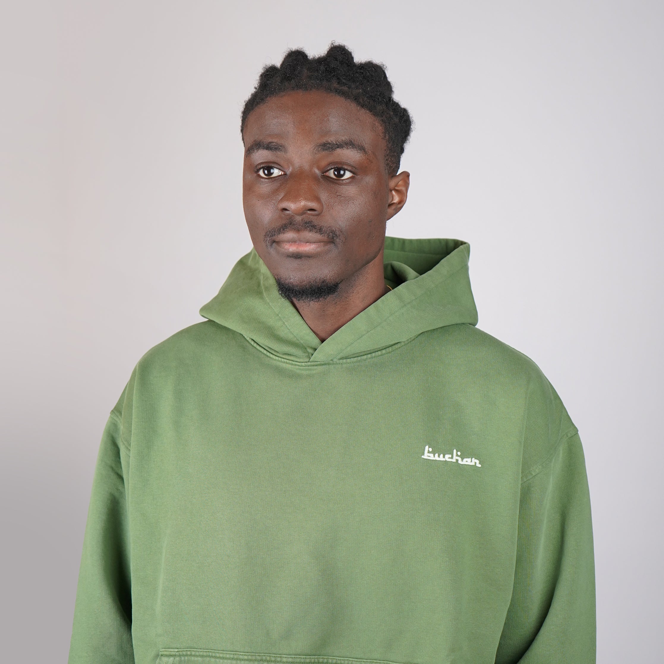 The Buchan Hoodie - Green - Image 4
