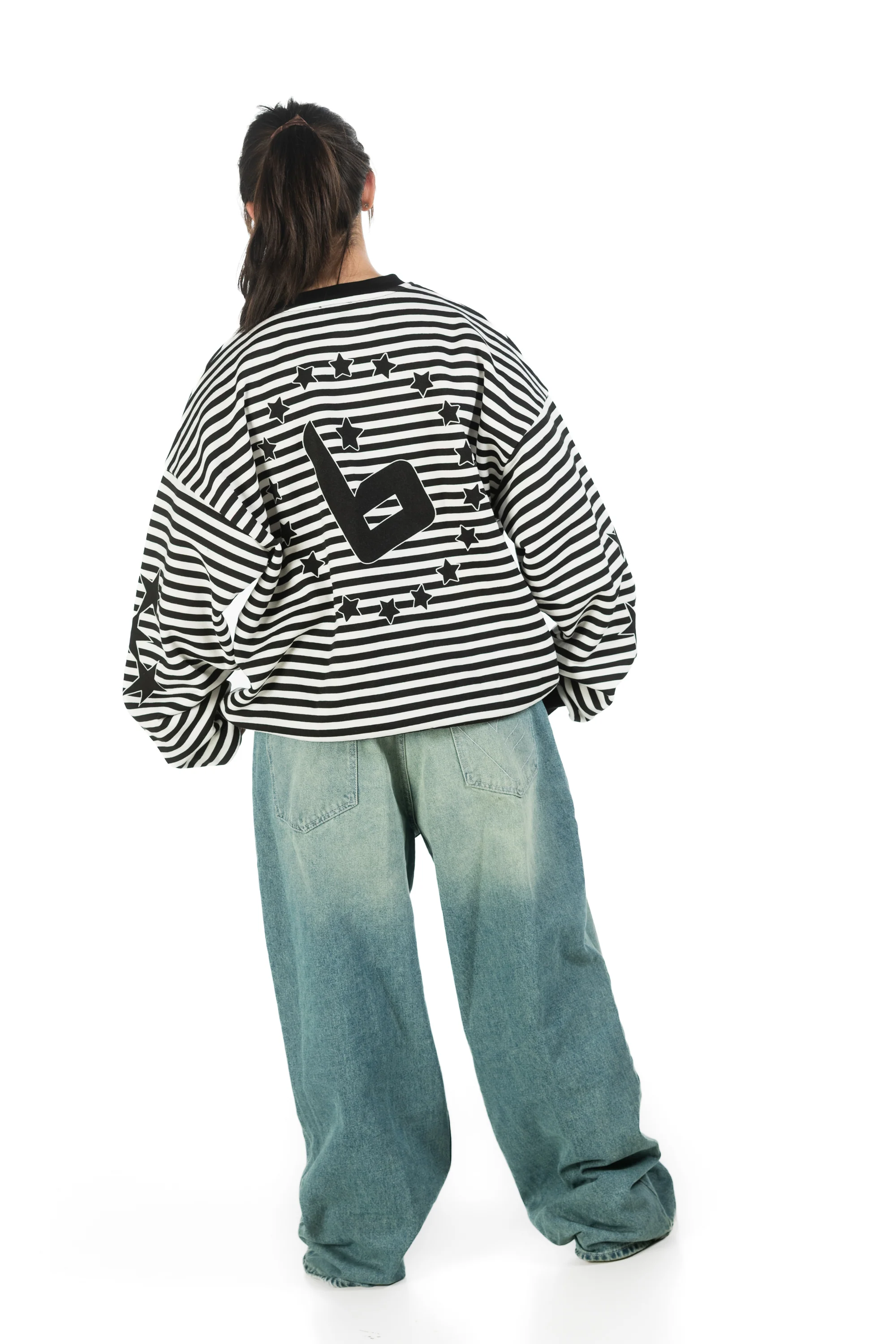 Star Striped Crewneck - Image 3