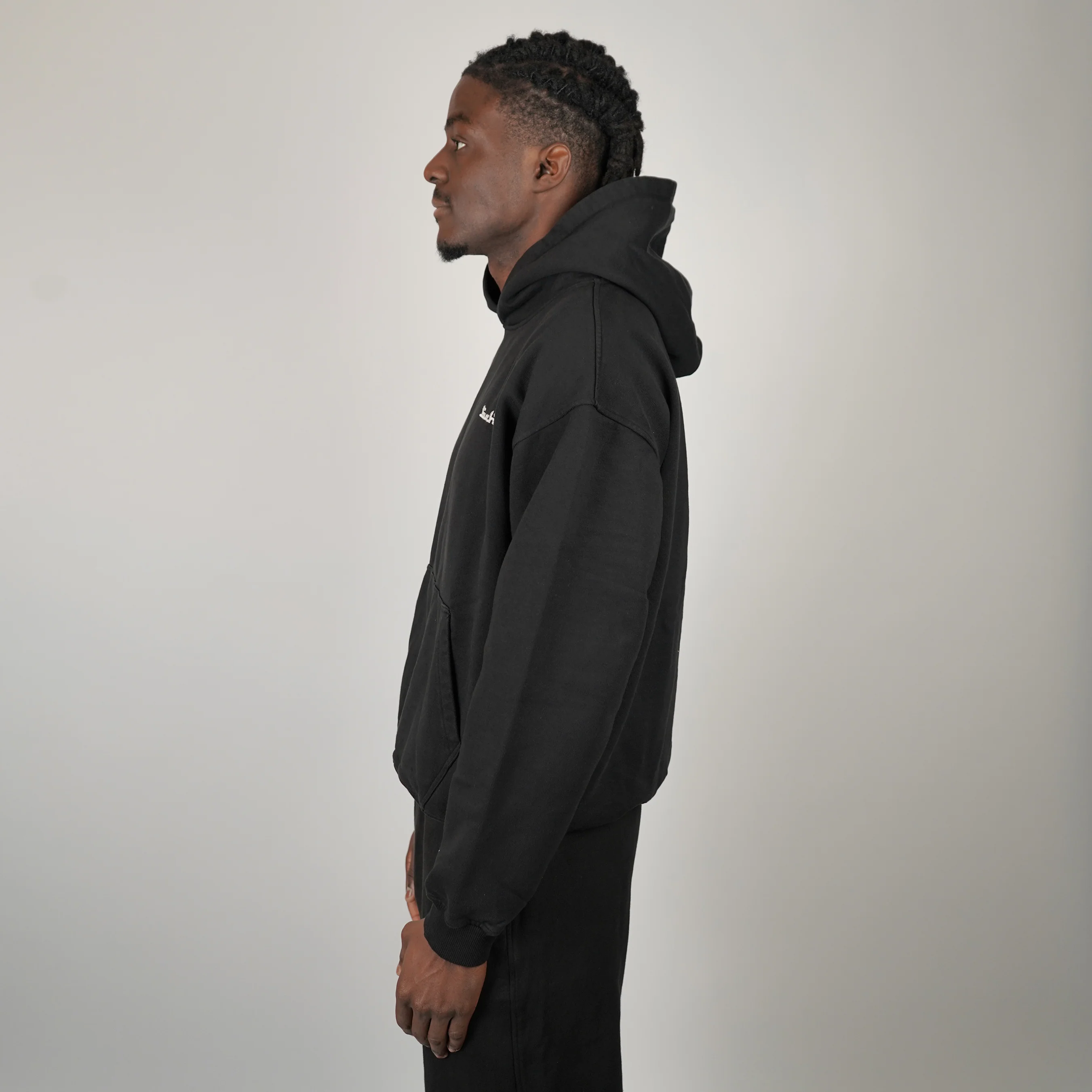 The Buchan Hoodie - Black - Image 3