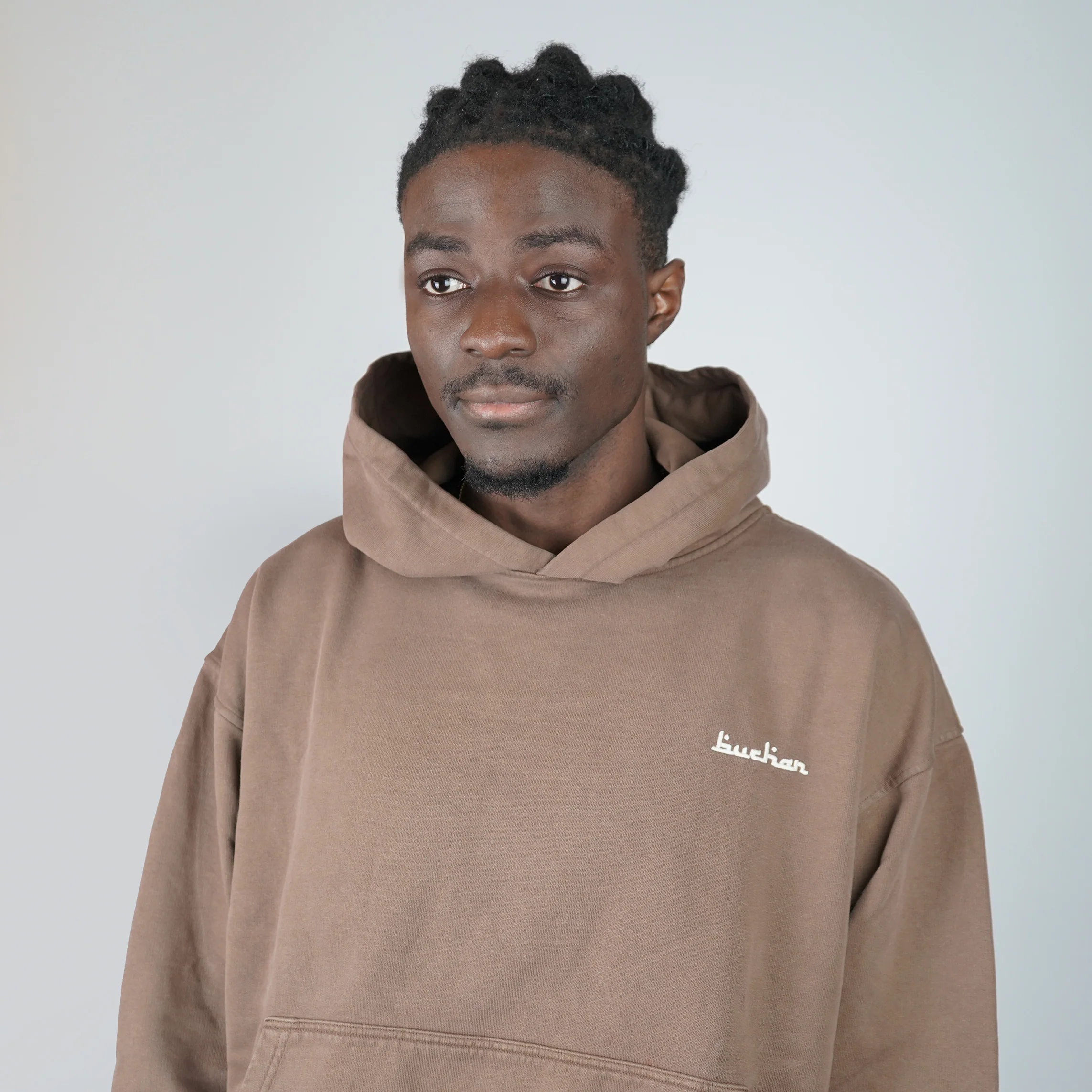The Buchan Hoodie - Brown - Image 3