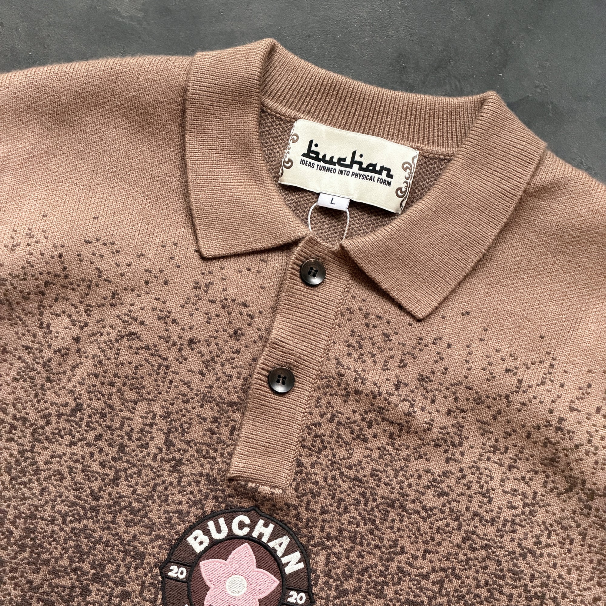 United Polo Knit - Brown - Image 12