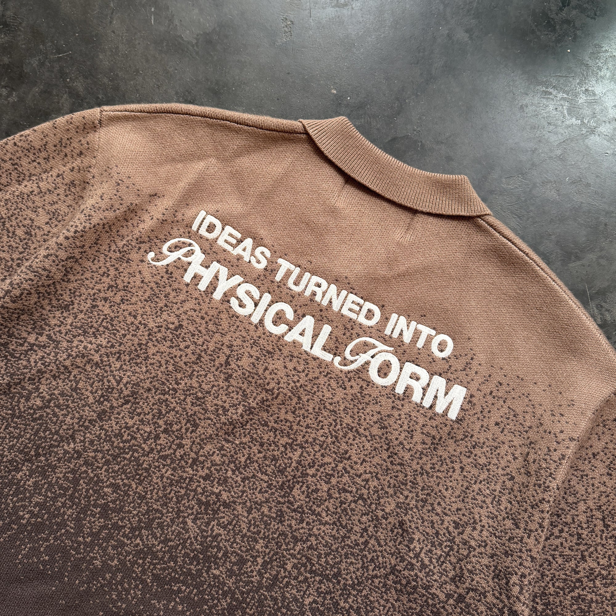 United Polo Knit - Brown - Image 9