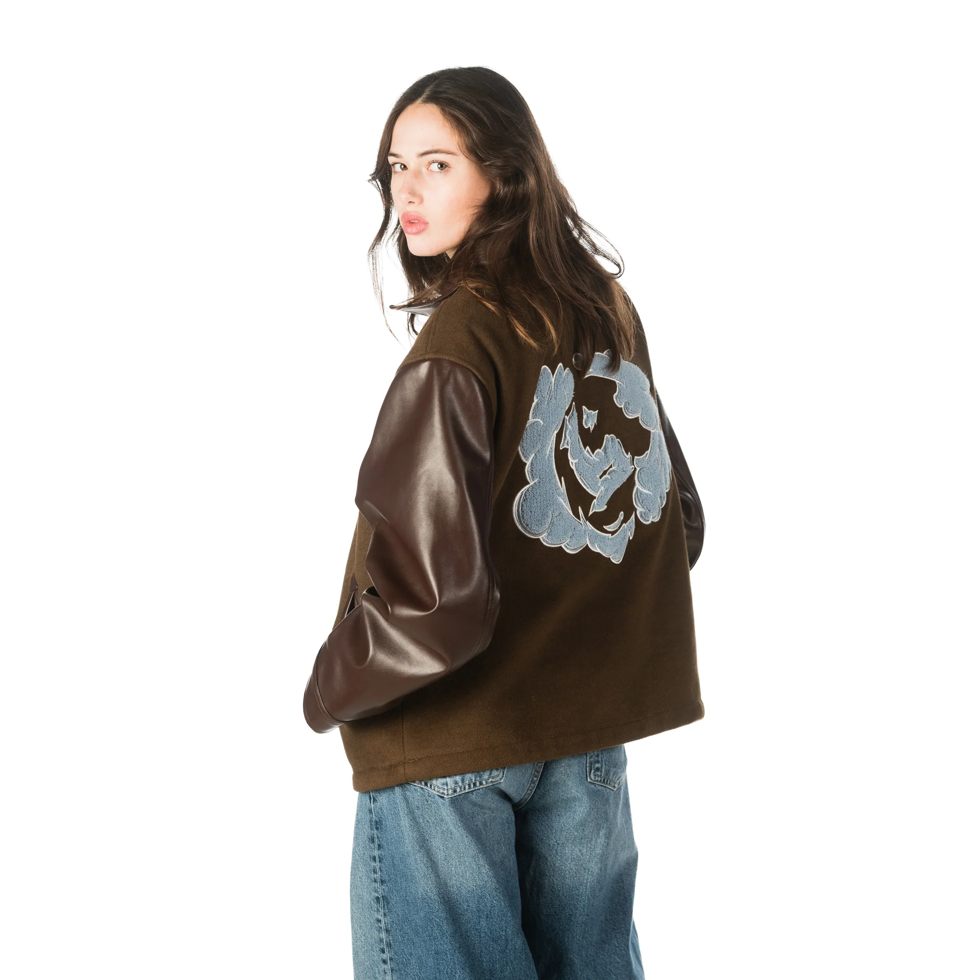 Varsity Wind Jacket - Brown - Image 4
