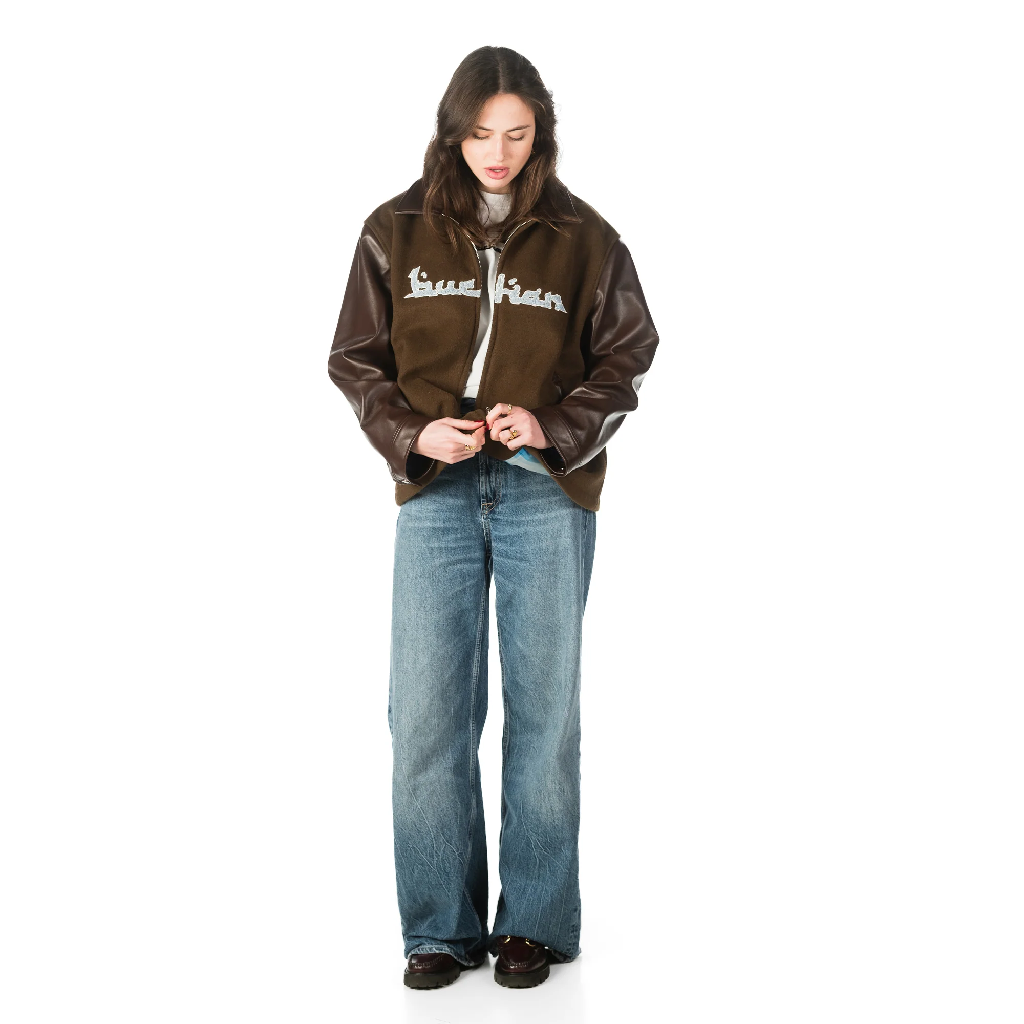 Varsity Wind Jacket - Brown - Image 5