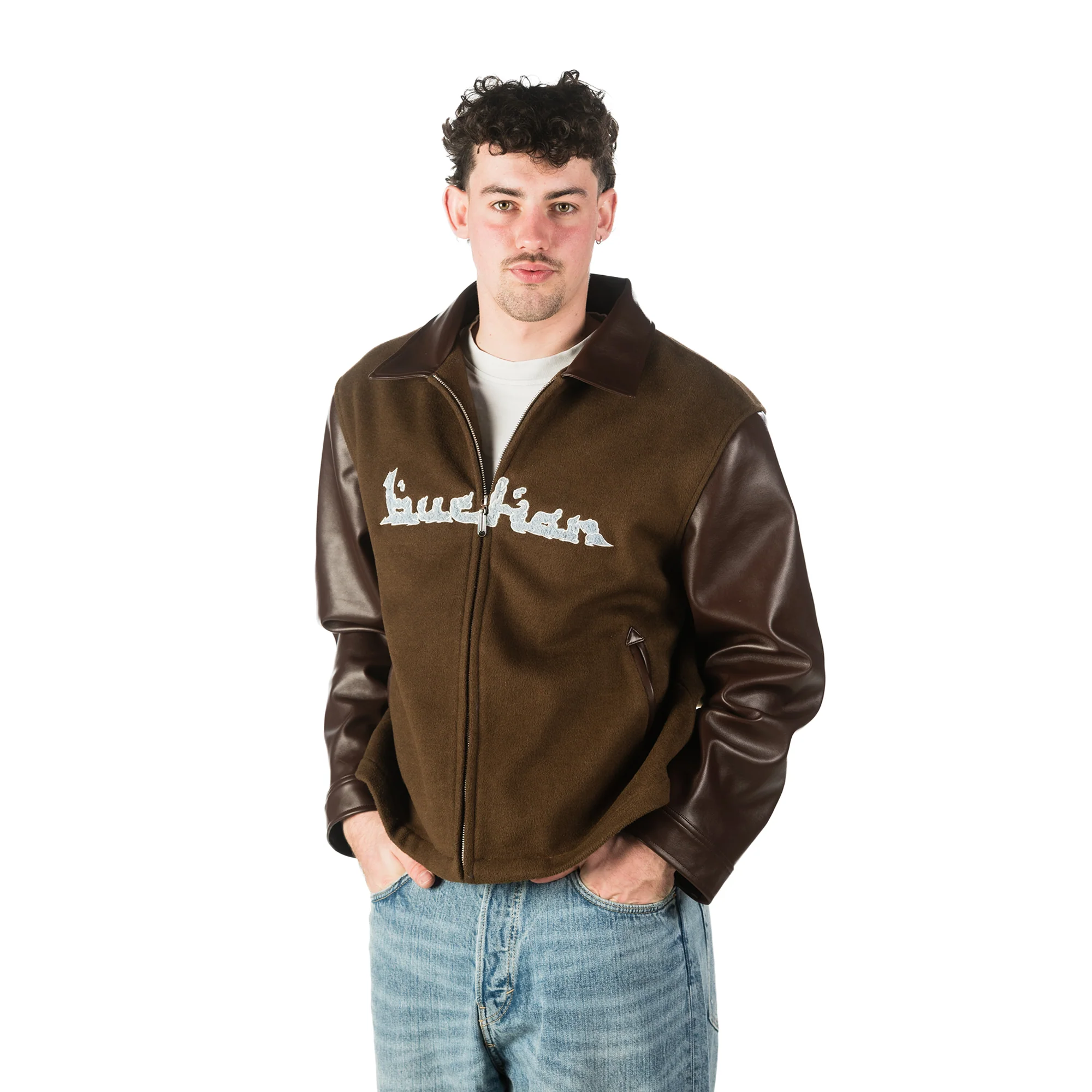 Varsity Wind Jacket - Brown - Image 7