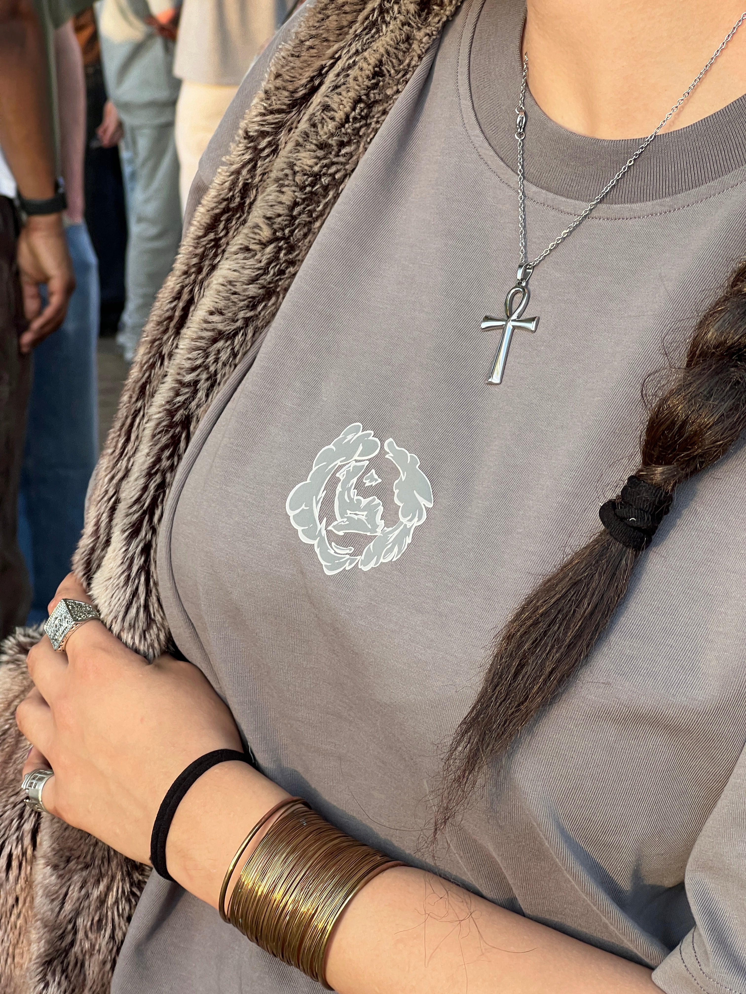 Wind Tee - Dark Grey - Image 3
